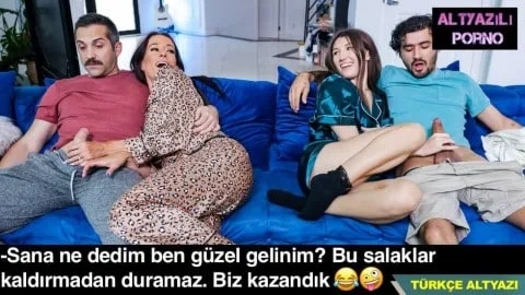 Film gecesinde eşleri değiştirmiş sikecekler