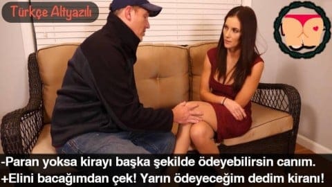 İki Aydır Kirasını Ödemeyen Kiracımın Karısını Zorla Siktim