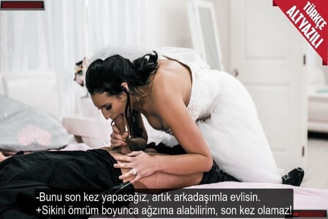 Ona Takıntılı Olan Arkadaşının Erkek Arkadaşı Onu İlk Kez Gelinliğiyle Sikti