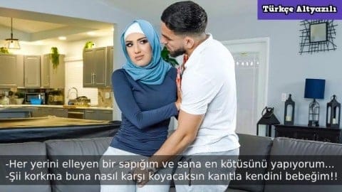Savunmada Zayıf Düşen Masum Türbanlı Kadını Kandırdı Ve Saldırdı