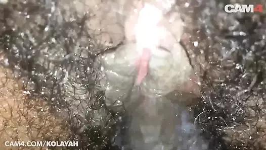 Yakın çekim Pov Kremsi Abanoz Am Siktim Alıyor